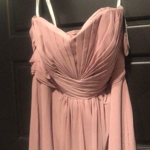 Full length bridesmaid dress. Size 10, 14, 14.